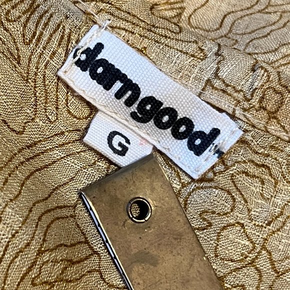 DARN GOOD Aanya Adjustable Short Kaftan SZ G 14-32? GOLD Floral Curvy - Picture 8 of 11